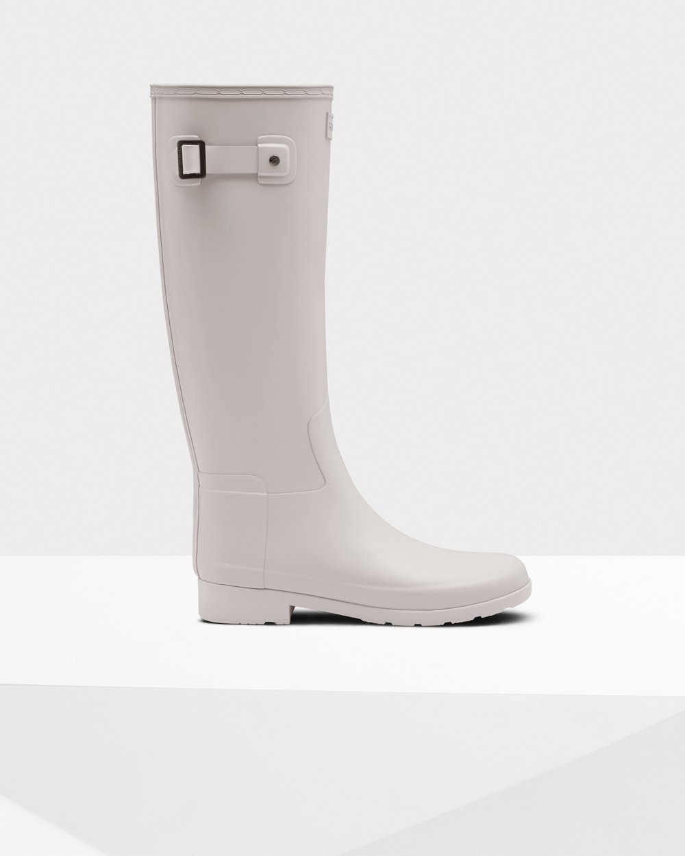 Botas de Lluvia Altas Hunter Mujer - Refined Slim Fit - Grises - BVDREXH-38